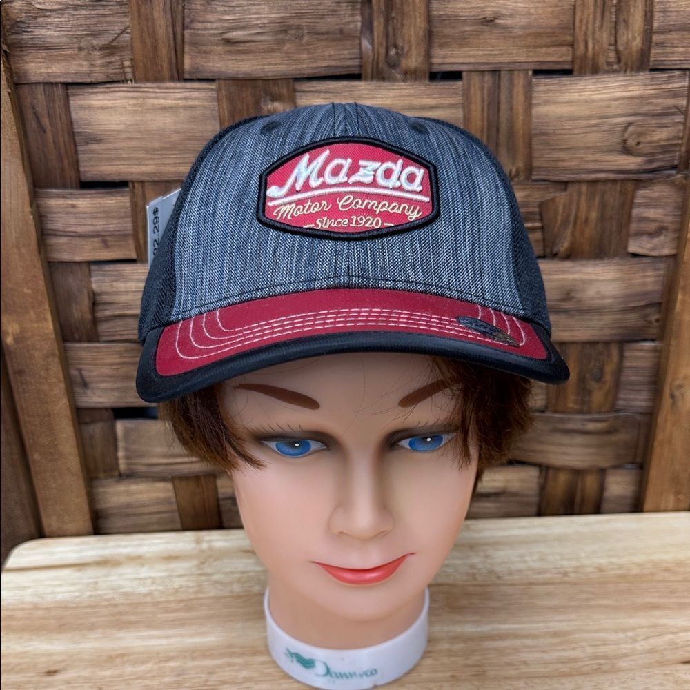 Mazda Gray and Red Men's Hat